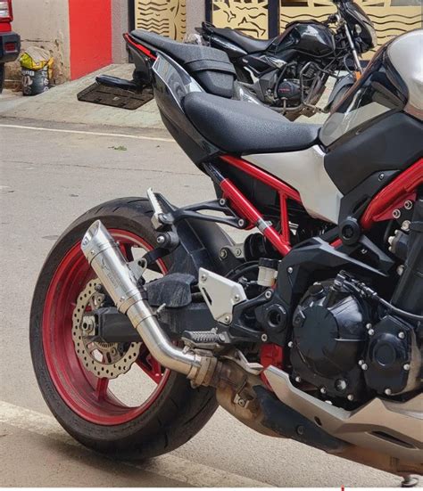 BARREL OUTLAW EXHAUST SILVER FOR KAWASAKI Z900 – Moto Marvels