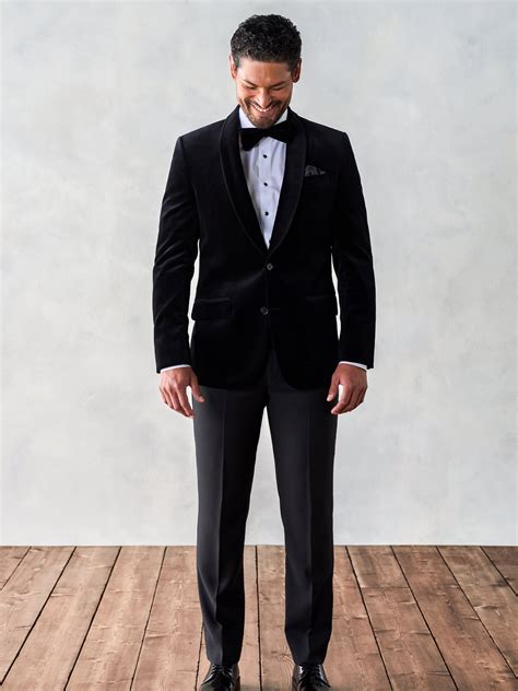 Black Velvet Jacket Tuxedo | The Black Tux