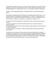 Image result for Gradient Theorem Applications