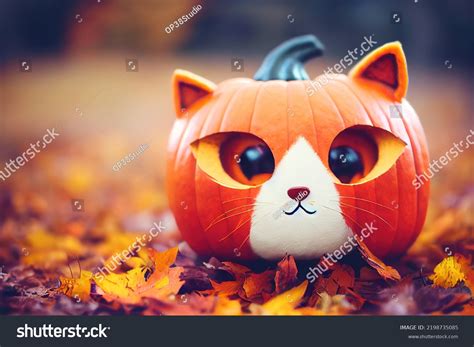 Cat Face Pumpkin