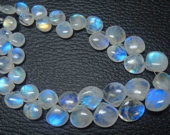 Buy Natural Gemstone Multi Fire Ethiopian Opal Smooth Heart Beads ...