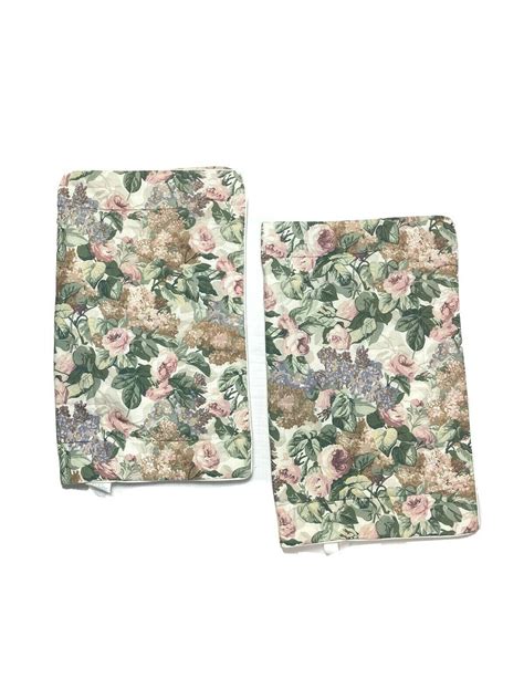 Buy 2 Vintage 1970s Sanderson X Martex Luxury Pillowcases Shams Floral ...
