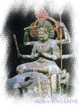 醍醐寺五大明王・大威徳明王像：六面六臂六足の像。梵名のヤマーンタカとは"閻魔（冥界の主）をも殺す者"の意味。東寺の様式に倣っているが、立った ...