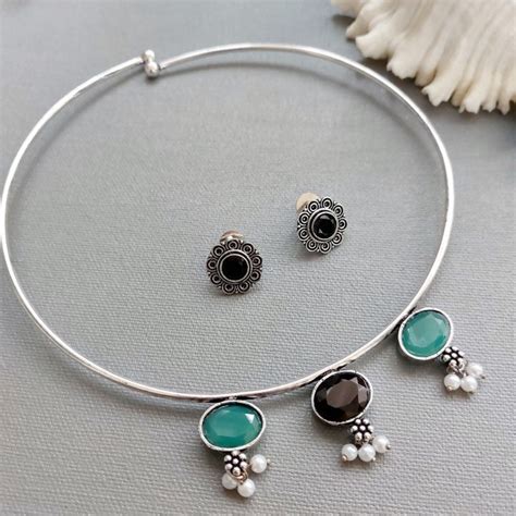 Metal or Oxidized Necklaces – AashirsLifestyle