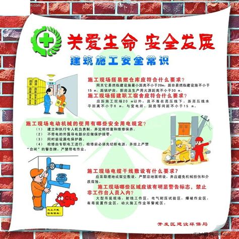 建筑施工安全宣传展板PSD素材免费下载_红动中国