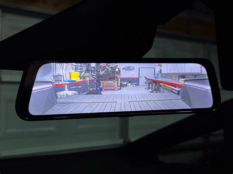 Rear view mirror camera[updated camera/ screen solution - installed ...