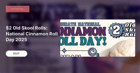 $2 Old Skool Rolls: National Cinnamon Roll Day 2025, 1230 Caroline ...