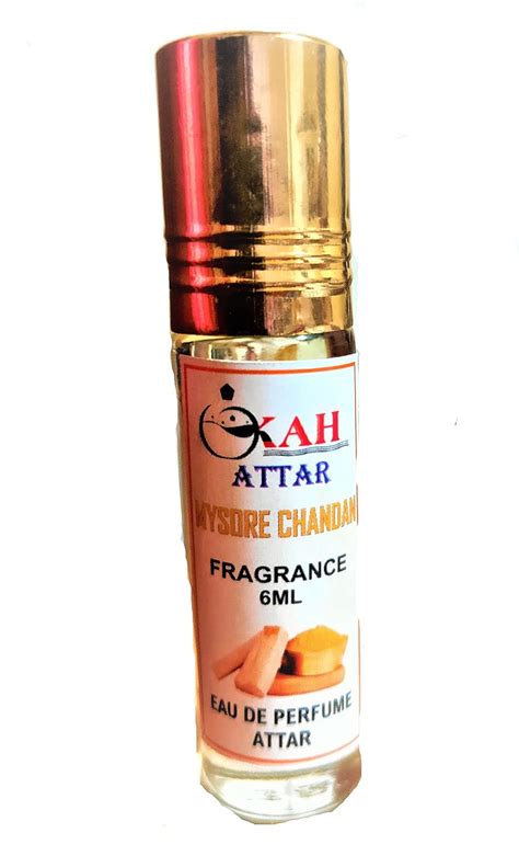 Kah attar Pure Mysore Sandal Chandan Attar 6ml Roller Full long Lasting ...