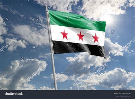 New Syrian Flag 2024 Since Gaining Stock Photo 2561206299 | Shutterstock