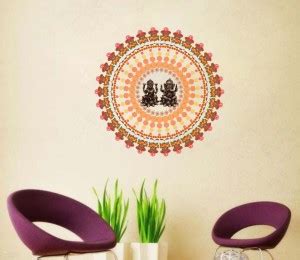 Impression Wall 61 cm Impression Wall Goddess Laxmi & Lord Ganesha Wall ...