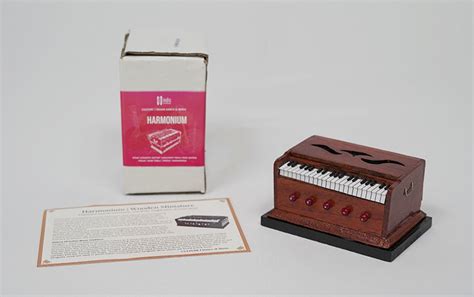 Buy Wooden Miniature Musical Instrument - Harmonium Online Indic ...