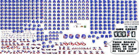 Sonic 3 Rigged Sprite Sheet By sonicfacherito by sonicfacherito on ...