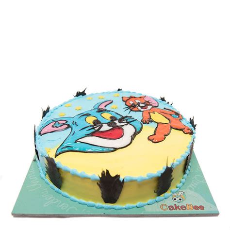 Buy Tom & Jerry Drawing Cake | Online Cake Delivery - CakeBee