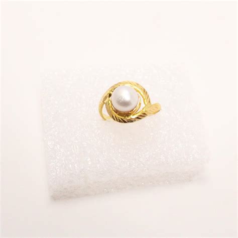 Buy Birth Stone Finger Ring (Pearl) in Kerala, India | Chungath ...