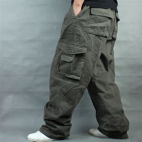 Men's Plus Size Cargo Trousers for Work and Outdoor India | Ubuy