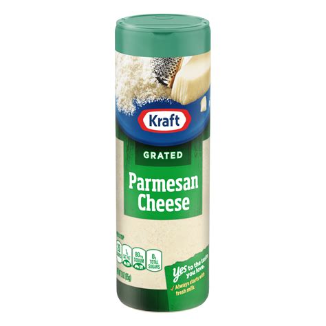 Kraft Grated Parmesan Cheese Shaker, Shelf-Stable, 3 oz Bottle ...