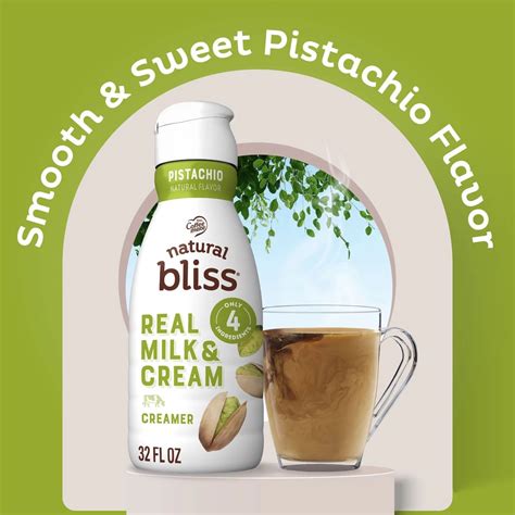Nestle Coffee Mate Natural Bliss Real Milk & Cream Creamer - Pistachio ...