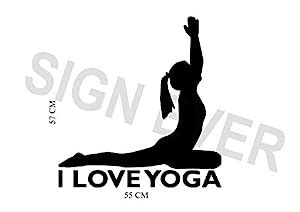 SIGN EVER I Love Yoga Wall Stickers for Home Stylish Latest Hall Living ...