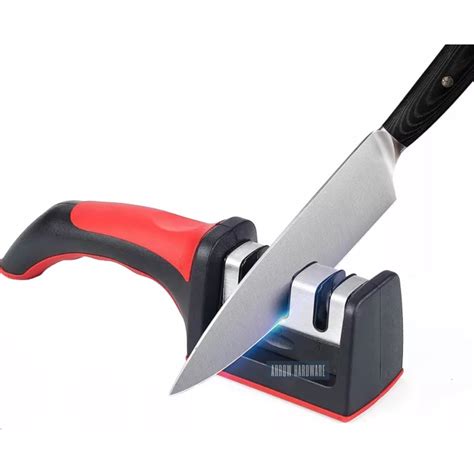 Arrow Professional 3-Stage Knife Sharpener Manual Kitchen Knife ...