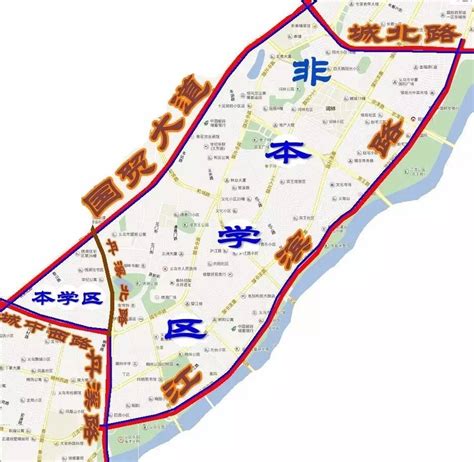 银川初中学区划分地图展示_地图分享