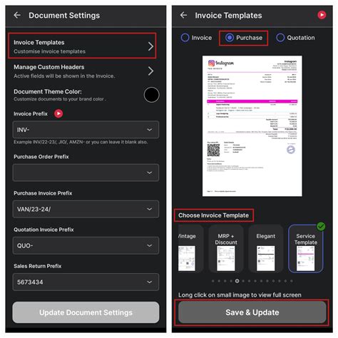 How to change Invoice template for Purchase/Purchase Order/Debit note ...