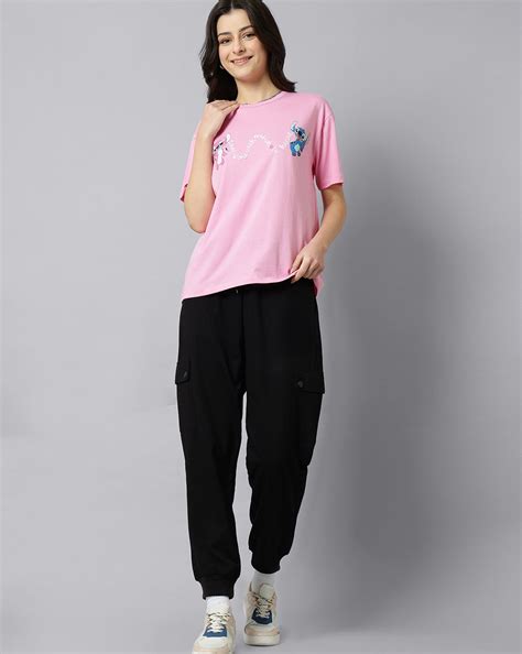 Lilo & Stitch Oversized Tshirt Women – Free Authority