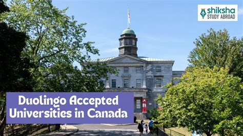 List of Duolingo Accepted Universities in Canada in 2024-25