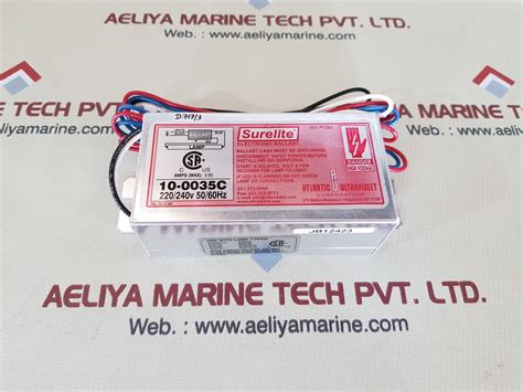 Atlantic ultraviolet 10-0035c Surelite jb12423 for uv lamps – Aeliya ...