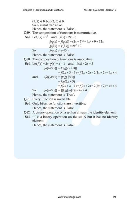 Image result for Chapter 1 Math Class 12 5 Marks Questions
