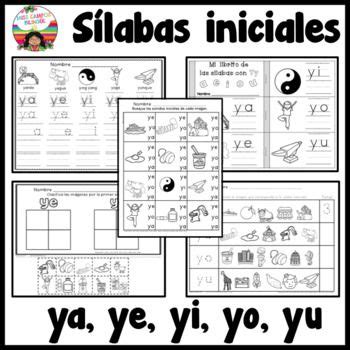 Letra Y Silabas YA YE YI YO YU | Palabras silabas, Silabas, Lectura y ...