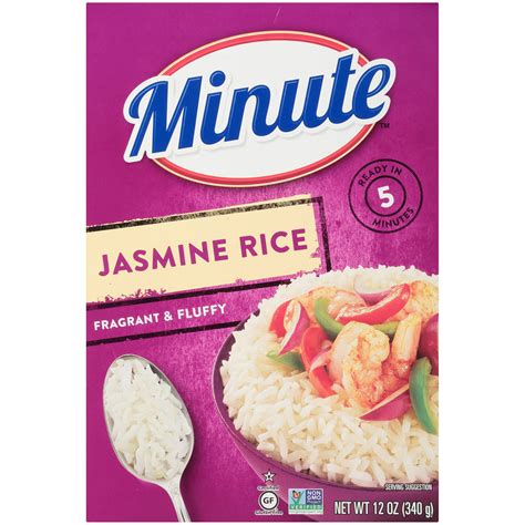 Minute Instant Jasmine Rice, Flavorful & Fluffy Long Grain Quick Rice ...