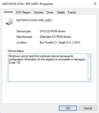 Image result for How to Fix Windows 10 DVD Code 19