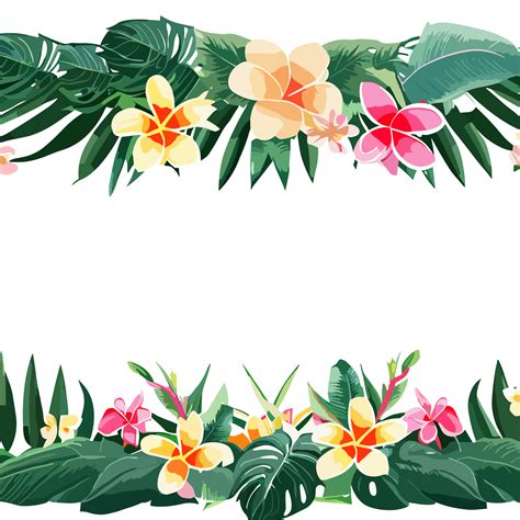 Flower Border Clipart Flower Border Png Transparent