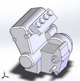 Image result for SolidWorks Ship Engine Design