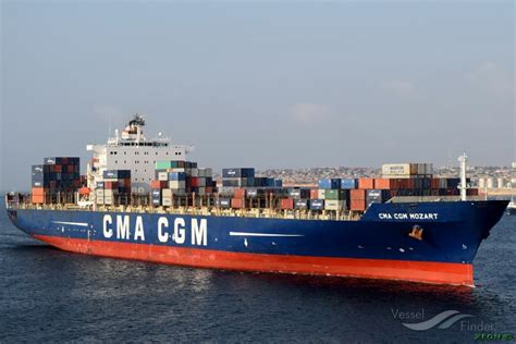 CMA CGM MOZART, Container Ship - Details and current position - IMO ...