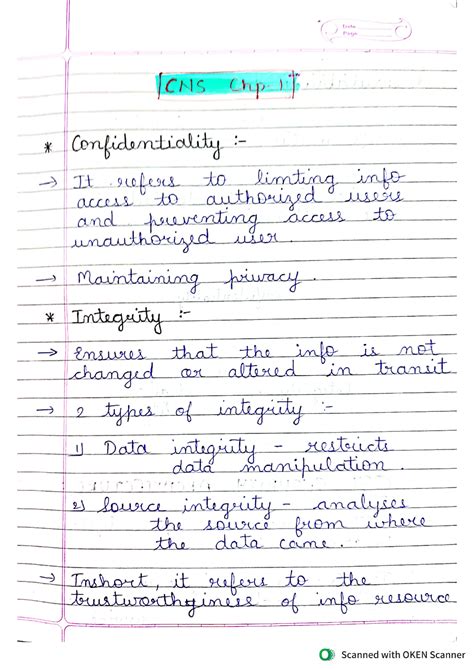 CNS notes - Programming - Studocu