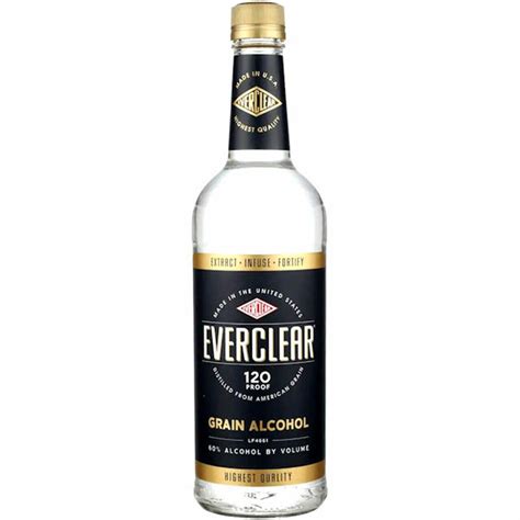 EVERCLEAR GRAIN ALCOHOL 120PF 1LI – Remedy Liquor