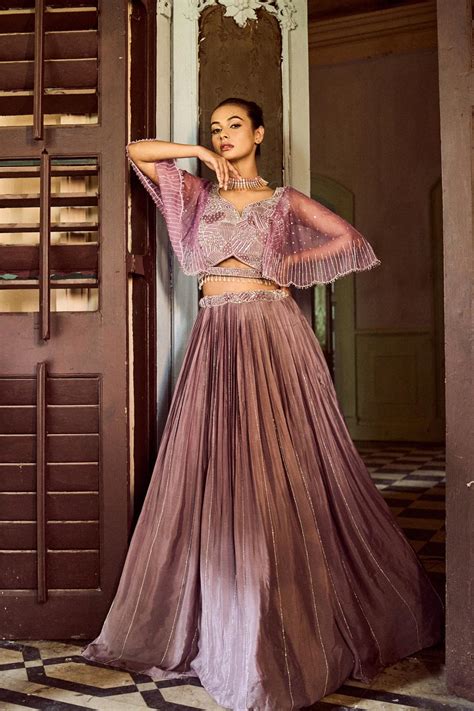 Mauve Lehenga Set – KIASA by Ronak & Shruti