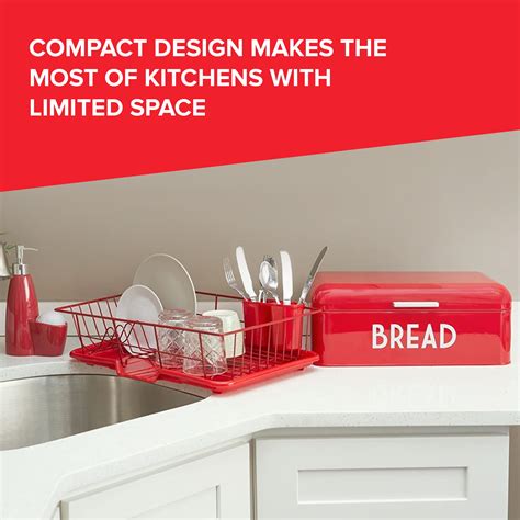 Buy Joey’z 3-Pc Extra Large Dish Drying Rack with Drainboard and ...