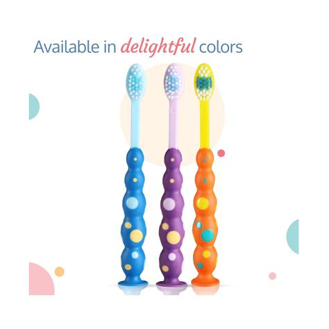 Buy Luvlap Bubble Kids Toothbrush (Assorted Colours) Pack of 2