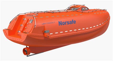 3D model Freefall Lifeboats Hydraulic Launch | 3D Molier International