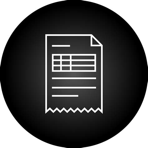 Invoice Vector Icon 23390884 Vector Art at Vecteezy