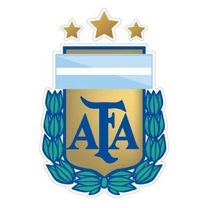 Voir les détails de l’image associée. Argentina Football Club - AFA Crest Wall Sticker - Etsy
