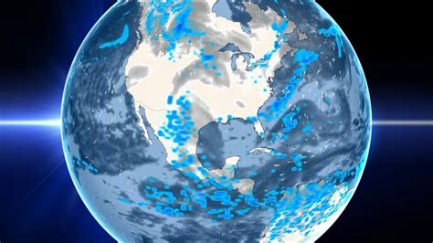 Weather forecast maps worldwide