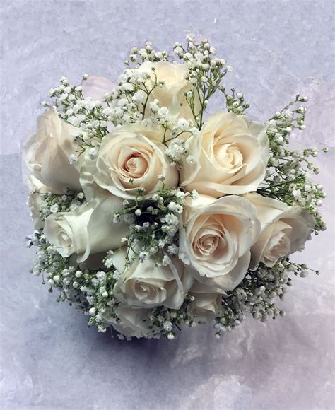 White Rose Bridal Bouquet - Valley Florist
