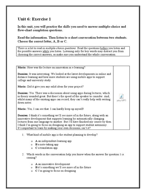 Image result for Listen 6 Practice Problems Unit 5