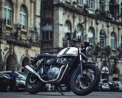 Royal Enfield- 2 x 1 Full System Exhaust with FAT CAN - Interceptor 650 ...