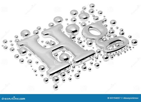 Small Mercury Hg Metal Sign with Drops Stock Illustration - Illustration of shadows, droplet ...