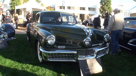 $2-Million Tucker 48 "Torpedo" Shows Up at Car Show, Flexes Helicopter Engine - autoevolution