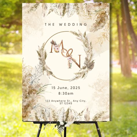 Wedding Welcome Banner - #04 | Chalkboard Banner | Easel Banner – Maags ...